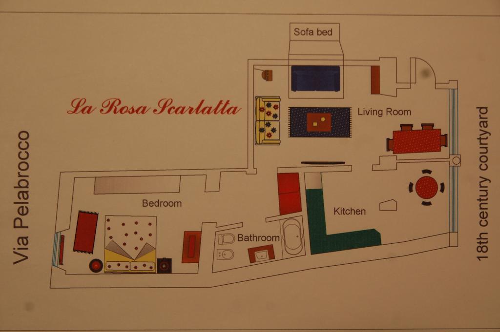 La Rosa Scarlatta Daire Bergamo Oda fotoğraf